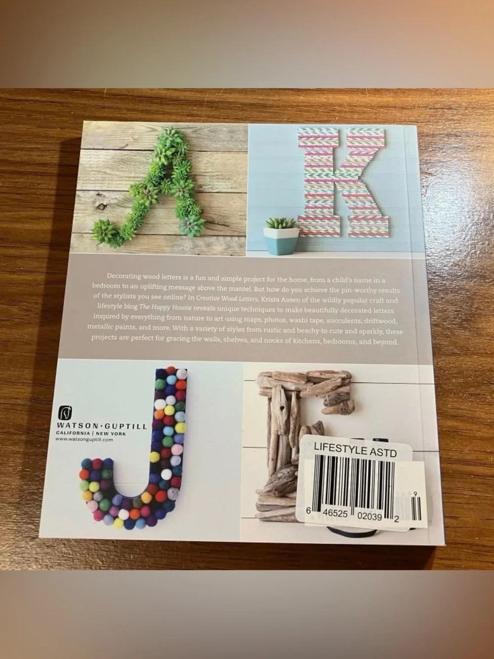 Creative Wood Letters Craft Book Simple Projects for Your Home Paperback NEW